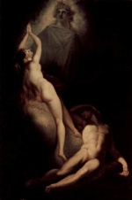 Johann Heinrich Fuessli - paintings - Die Erschaffung Evas