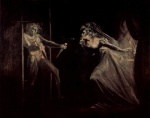 Johann Heinrich Füssli  - Bilder Gemälde - Lady Macbeth nimmt die Dolche entgegen