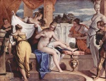 Sebastiano Ricci - Peintures - Bethsabée au bain