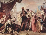 Sebastiano Ricci - Peintures - La famille Dario devant Alexandre le Grand