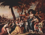 Sebastiano Ricci - paintings - Die Rettung des Mosesknaben