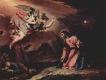 Sebastiano Ricci - Peintures - Le Christ en prière sur ??le Mont des Oliviers 