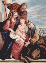 Sebastiano Ricci - Peintures - Sainte Famille avec Saint Anne