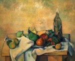 Paul Cezanne  - Bilder Gemälde - Stillleben, Rumflasche