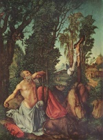 Lucas Cranach - paintings - Der buessende Heilige Hieronymus