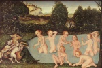 Lucas Cranach - paintings - Diana and Aktaeon