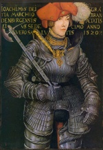 Lucas Cranach - paintings - Portrait des Joachim II. als Kurprinz