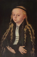Lucas Cranach  - Peintures - Portrait d'une jeune fille (Magdalena Luther)