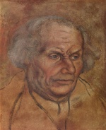 Lucas Cranach  - paintings - Portrait von Luthers Vater