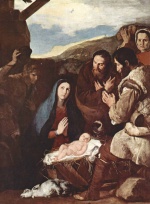 Jusepe de Ribera - Peintures - Adoration des bergers