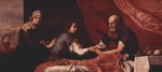 José de Ribera - Peintures - Isaac aveugle bénit Jacob 