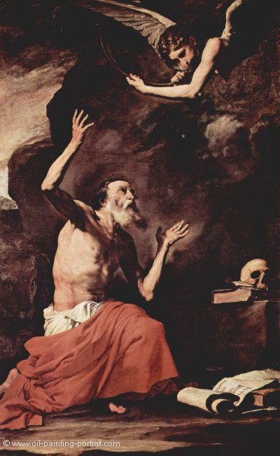 Der Heilige Hieronymus und der Erzengel des Juengsten Gerichts (Michael)