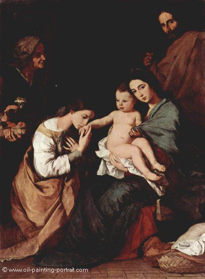 The Holy Family with St. Catherine