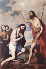 Jusepe de Ribera  - Peintures - Baptême du Christ