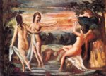 Paul Cezanne  - paintings - Urteil des Paris