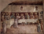Fra Angelico - paintings - Apostelkommunion (Abendmahl)