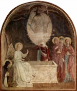 Fra Angelico - paintings - Die Drei Marien am Grabe Christi