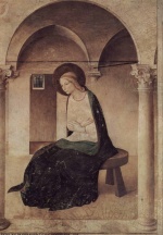 Fra Angelico - paintings - Jungfrau der Verkuendigung