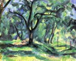Paul Cezanne  - Peintures - Coin de forêt