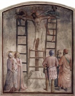 Fra Angelico - Peintures - Le  Christ cloué sur la croix