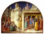 Fra Angelico  - paintings - Szenen aus dem Leben der Heiligen Stephan und Laurentius