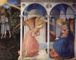 Fra Angelico  - Bilder Gemälde - Verkündigung