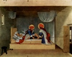 Fra Angelico  - Peintures - Guérison miraculeuse de la jambe d'un Africain