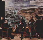 Francisco de Zurbarán - paintings - Defence of Cadiz against the English