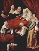 Francisco de Zurbaran - Peintures - Naissance de la Vierge