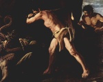 Francisco de Zurbarán - paintings - Herkules bekaempft die Lernaeische Hydra