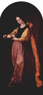 Francisco de Zurbaran - paintings - Heilige Agathe