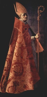 Francisco de Zurbarán - paintings - Heiliger Ambrosius