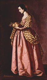 Francisco de Zurbaran - paintings - Heilige Dorothea