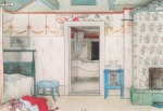 Carl Larsson - Peintures - La sieste de Brita