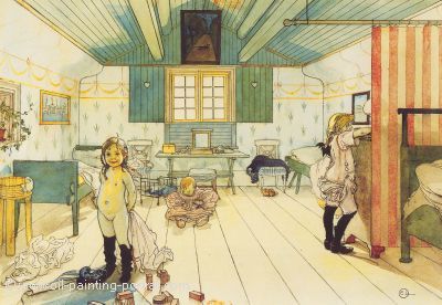 Das Zimmer von Mama und den kleinen Maedchen