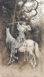 Carl Larsson  - paintings - Erland spannt den Bogen