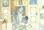 Carl Larsson  - paintings - Das Altzimmer (Aniqitaetenzimmer)