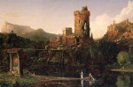 Thomas Cole - Peintures - Composition (paysage d´Italie)