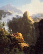 Thomas Cole - paintings - Landscape Composition Saint John in the Wilderness