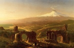 Thomas Cole - Bilder Gemälde - Mount Etna from Taormina