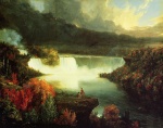 Thomas Cole - Peintures - Chutes Du Niagara