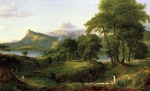 Thomas Cole - Bilder Gemälde - The Course of Empire (The Arcadian or Pastoral State)