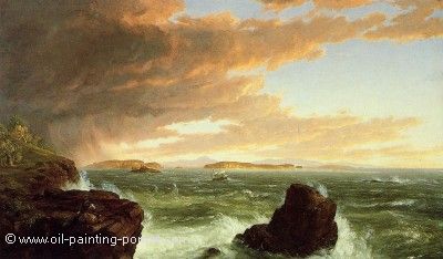 View Across Frenchmans Bay from Mount Desert Island after a Squall
