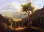 Thomas Cole  - Bilder Gemälde - View in the White Mountains