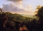 Thomas Cole  - Bilder Gemälde - View of Monte Video Seat of Daniel Wadsworth Esq