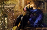 Sir Edward Coley Burne Jones - Peintures - Amour dans les ruines