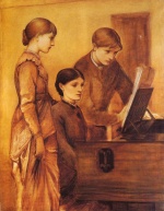 Sir Edward Coley Burne Jones - Peintures - Portrait de groupe de la famille de l´artiste