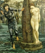 Edward Burne Jones - Peintures - Le rocher du destin 