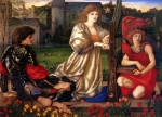 Edward Burne Jones - Peintures - Chant d'amour