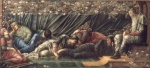 Edward Burne Jones - paintings - The Council Chamber
